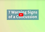 7 Warning Signs of a Concussion